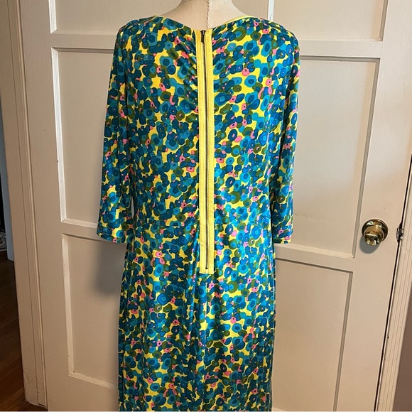 Boden•60’s Retro Pattern Dress•Sz 14 - Picture 3 of 8